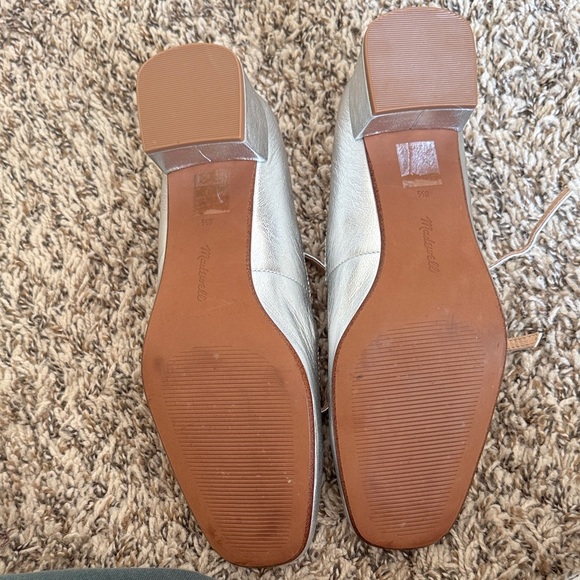 Madewell Nettie Silver Mary Jane’s with Straps - Picture 6 of 8